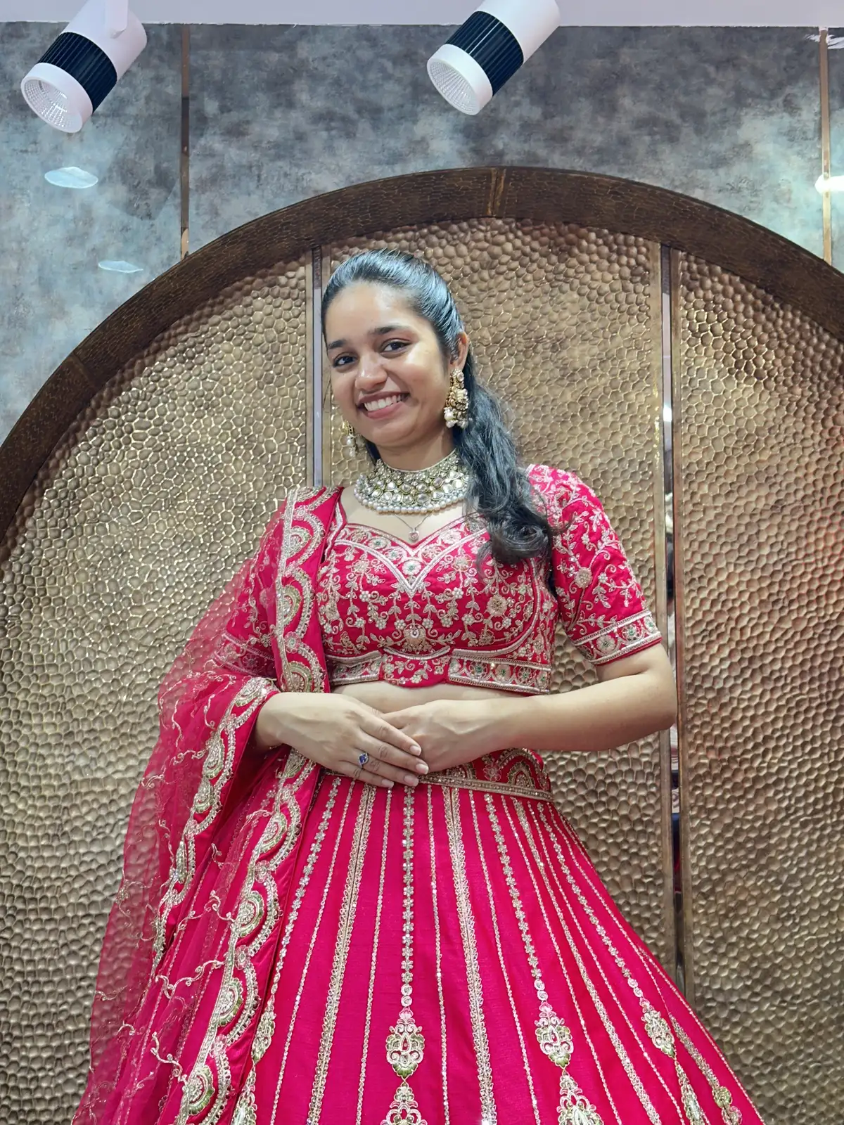 Latest Pink Bridal Lehenga